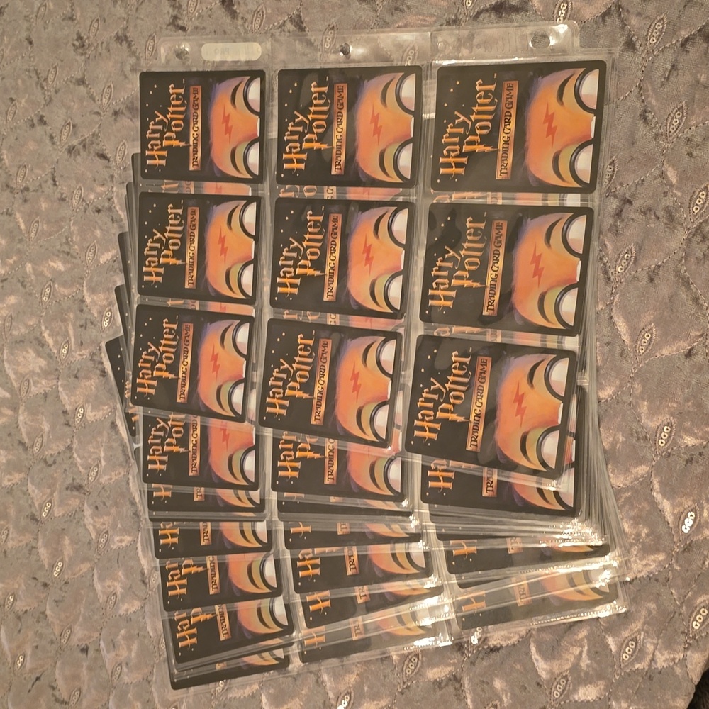 Harry Potter Trading Card Game - 9 Sheets